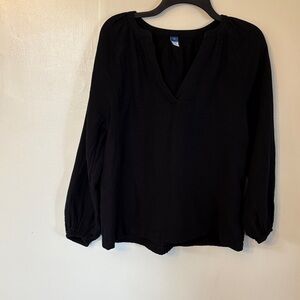 Old Navy Black Blouse - Size Medium